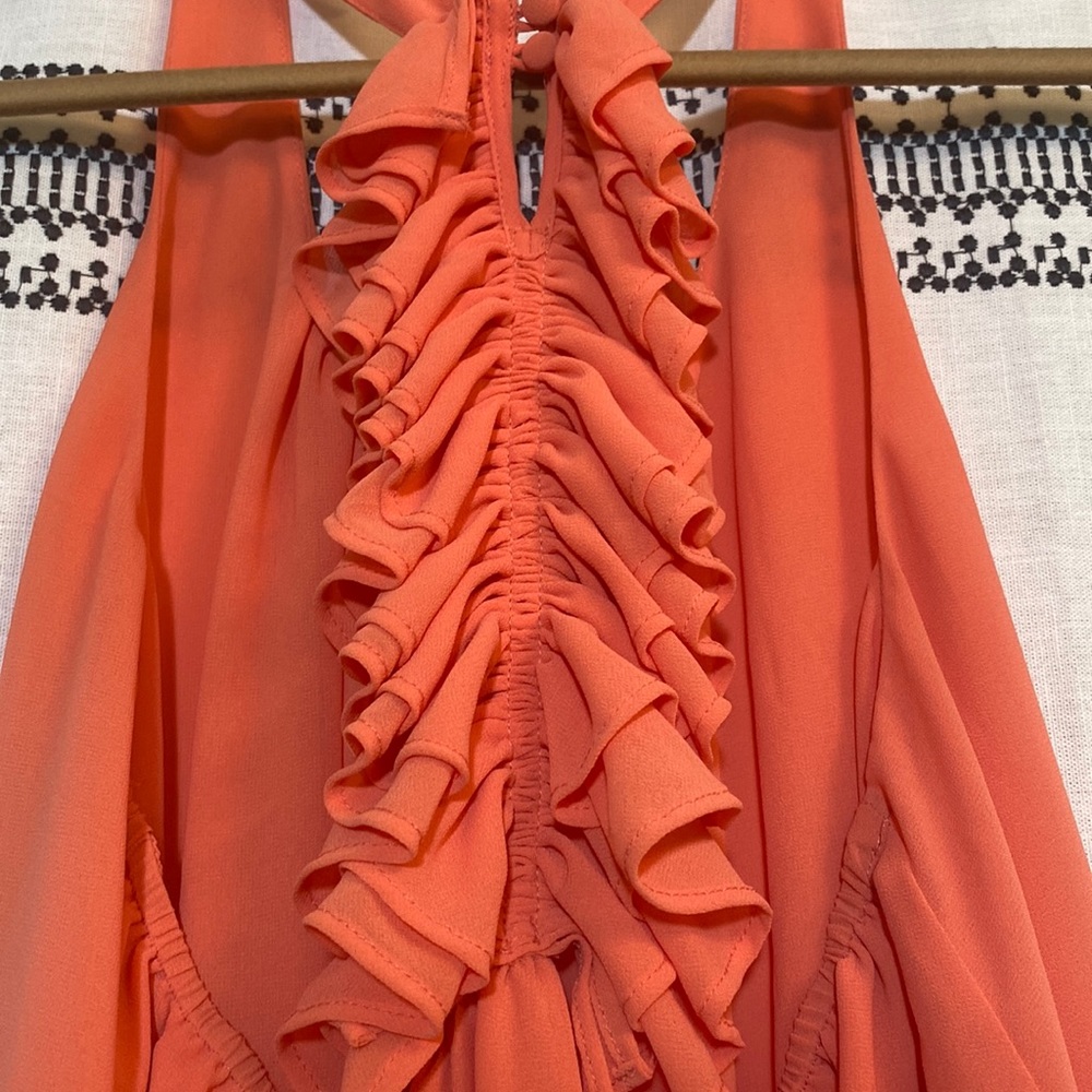 Naked Zebra Ruffle Racerback Tank - Picture 3 of 6